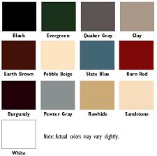 Carport Colors Sizes And Information