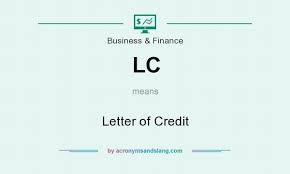 lc letter of credit by