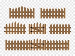 Wooden Fences And Gates Isolated