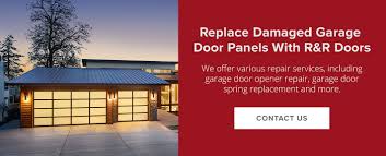 replacing garage door panels