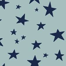 navy stars fabric wallpaper and home