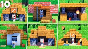 minecraft 10 simple dog houses you