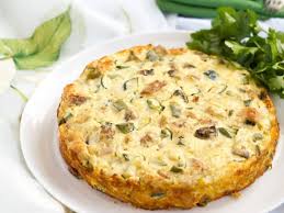 vegetable frittata family food on the