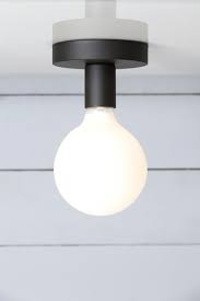 17″w ceiling light with matte black finish. Matte Flat Black Ceiling Light Bare Bulb Beleuchtung Lampen Decke