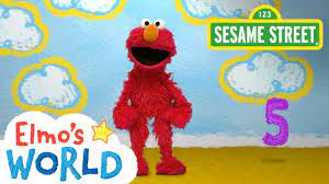 Elmo lives on sesame street and was told to tell you that elmo is official!. Sesame Street Counting Elmo S World Youtube