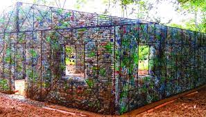 Man Builds Homes Out Of Plastic Bottles