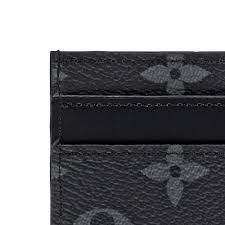 Get the best deals on men's accessories. Double Card Holder Monogram Eclipse Canvas In Grey Small Leather Goods M62170 Louis Vuitton