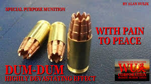 Depleted uranium (du) is a waste product left over when uranium is enriched to produce fissionable material for nuclear reactors and weapons. Wu Corporation Special Munitions Alan Svejk Vip Islamic Teplice Guns Bullet Special