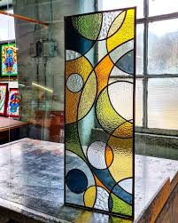 Contemporary Stained Glass Window By