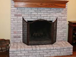 How To Paint A Brick Fireplace By Monk