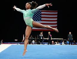 simone biles is the top gymnast