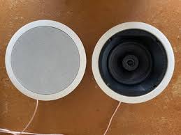 used b w ccm616 in ceiling speakers for