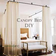 Design your own canopy with this canopy design tool. Canopy Bed Curtains Diy Add Style Bedroom Elegance Canvas Etc
