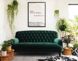 natural feeling with green sofas