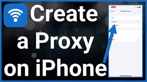 how to configure proxy on iphone you