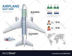 Chart Airplane Seat Plan Of Aircraft Passenger