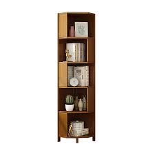 Layby 5 Shelf Corner Bookcase