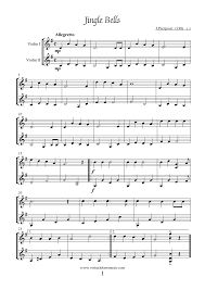 Download and print in pdf or midi free sheet music for jingle bells arranged by iredecharire for violin, viola (mixed quartet) Book Duo Violin Christmas Carols Duets 1