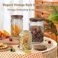 Vintage Glass Jar With Airtight Lid