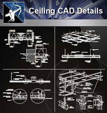 ceiling design cad details v 1