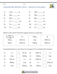 You can also customize them using the generator below. Metric Conversion Worksheet