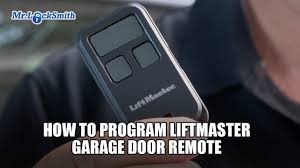 program liftmaster garage door remote