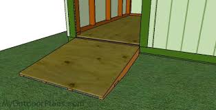 For the most part, ramps are relatively easy to build, depending on the materials you plan to use. Shed Ramp Plans Myoutdoorplans Free Woodworking Plans And Projects Diy Shed Wooden Playhouse Pergola Bbq