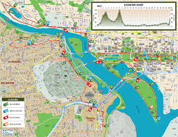 Washington Dc Marine Corps Marathon Course Map 2008