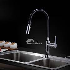 Pfister's faucet is perfect for the modern kitchen. Pull Out Kitchen Faucet Black One Hole Centerset Modern Cool Brass