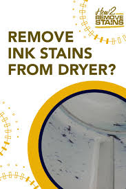 How do you remove ink pen from a dryer? How To Remove Ink Stains From The Dryer Detailed Answer