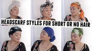 Or maybe you're just thinking about it. 6 Easy Head Scarf Styles For Short Or No Hair Youtube