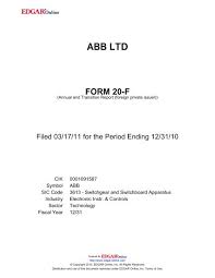 abb ltd form 20 f shareholder com