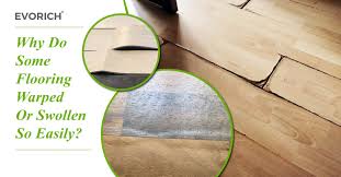 why do some flooring warped or swollen