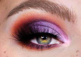 wear purple eyeshadow