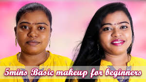 simple makeup look in tamil