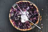 blueberries and cream pie with no roll pie crust