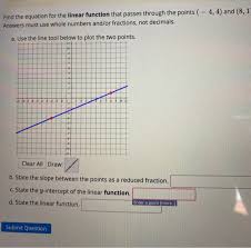 Linear Function That Passes