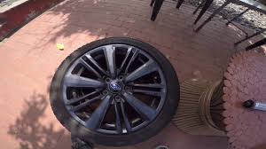 2016 wrx weighing 17in oem wheels and 18in enkei rpf1 s