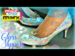 How To Cinderella S Glass Slippers Diy