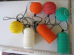 plastic blow mold party patio lights