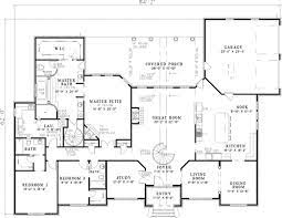 Leroux Brick Ranch Home House Layout