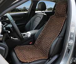 Buy Natural Wooden Beaded Seat Cover