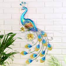 Peacock Wall Art Outdoor Decoration