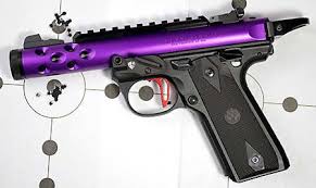 purple ruger mark iv 22 45 lite