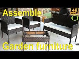 How To Assemble Rattan Garden Furniture