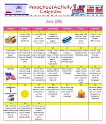 Free Preschool Calendar Template Templates 2016 New Blank