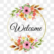 welcome flowers png transpa images
