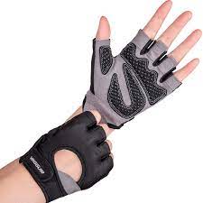 women fingerless weight lifting gloves