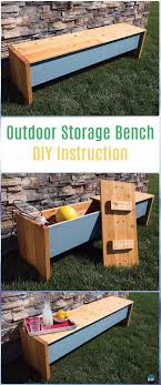 outdoor garden bench garden storage