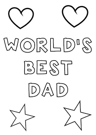 worlds best dad coloring pages for kids